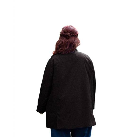 NEW ON THE PLUS SIDE spencer long sleeve jacket - plus size in black spencer - Picture 2 of 2